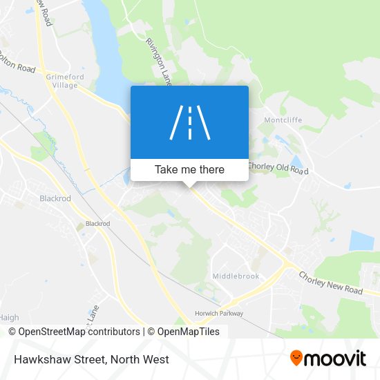 Hawkshaw Street map