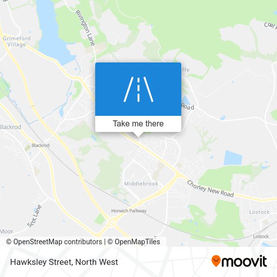 Hawksley Street map