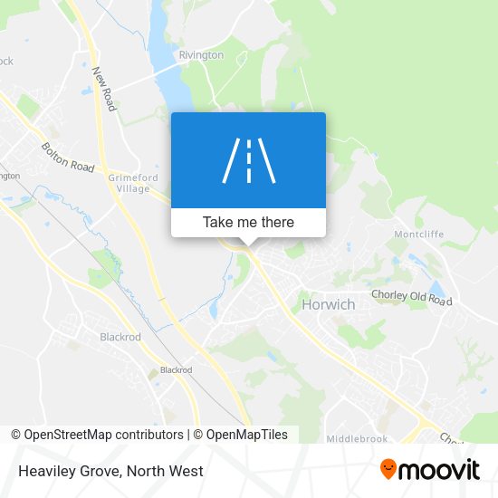 Heaviley Grove map
