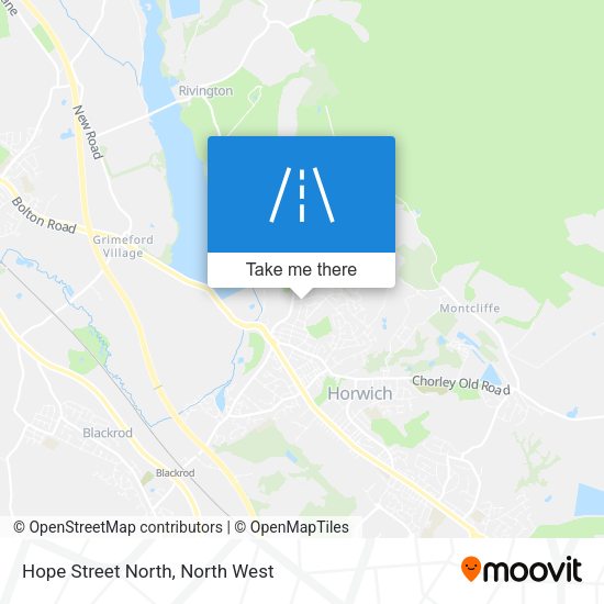 Hope Street North map