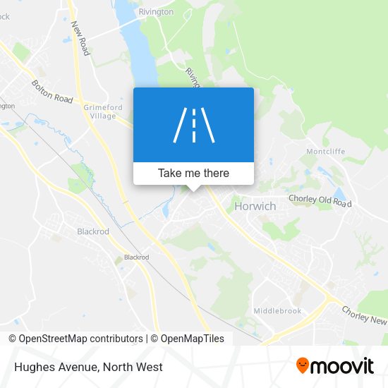 Hughes Avenue map