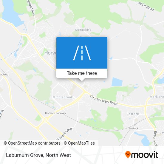 Laburnum Grove map