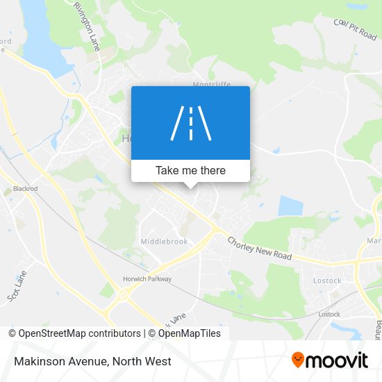 Makinson Avenue map