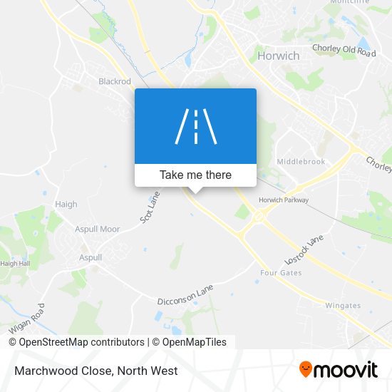 Marchwood Close map