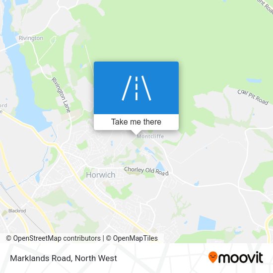 Marklands Road map