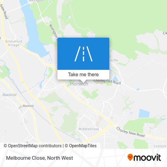 Melbourne Close map
