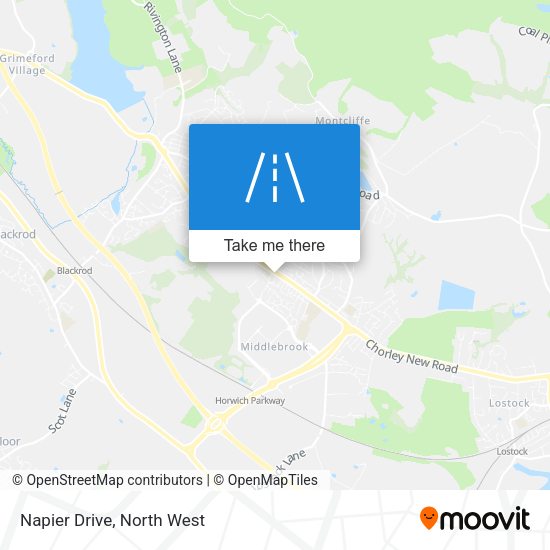 Napier Drive map