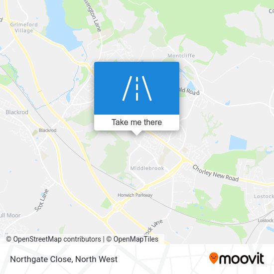 Northgate Close map