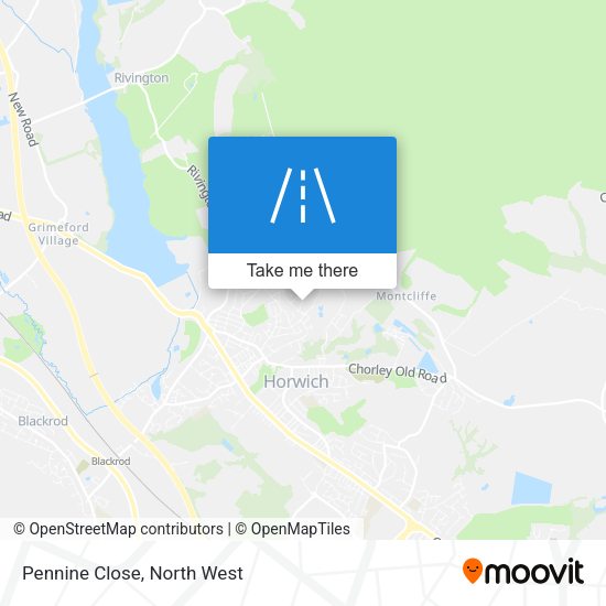 Pennine Close map
