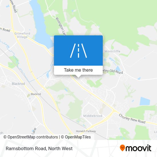 Ramsbottom Road map