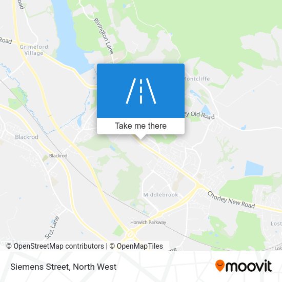 Siemens Street map