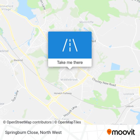 Springburn Close map