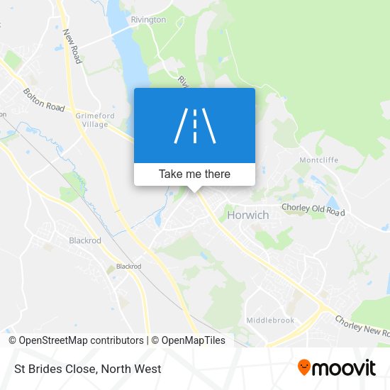St Brides Close map