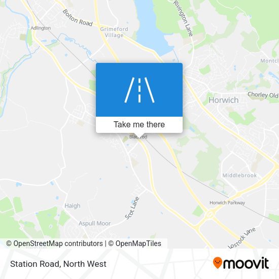 Station Road map