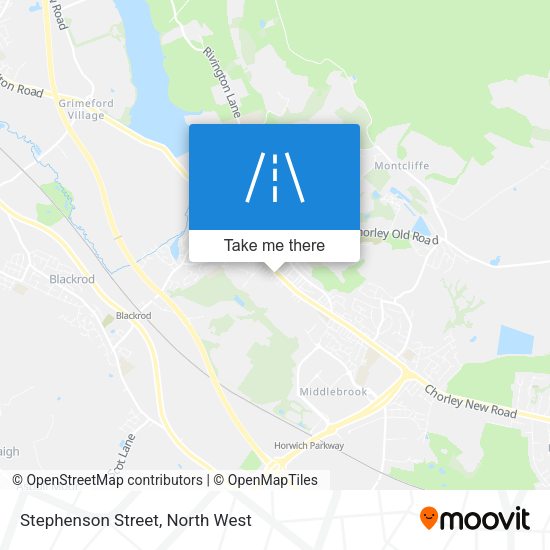 Stephenson Street map