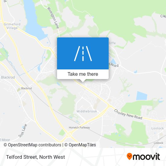 Telford Street map
