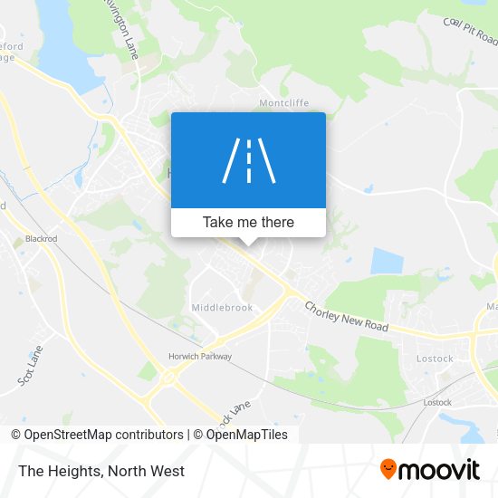 The Heights map