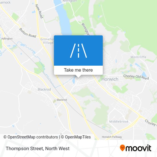 Thompson Street map