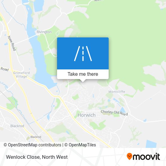 Wenlock Close map