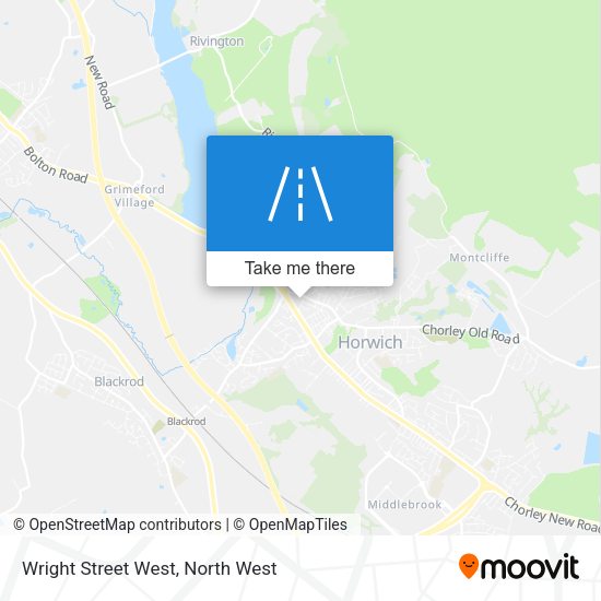 Wright Street West map