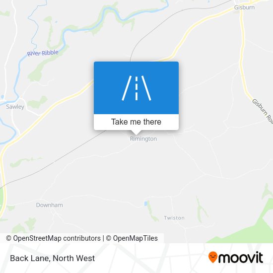 Back Lane map