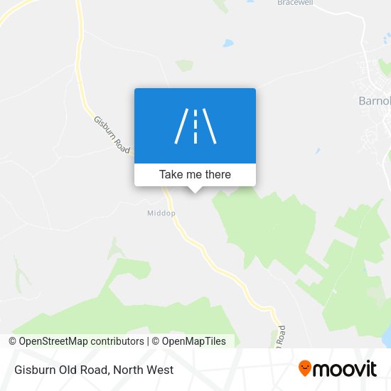 Gisburn Old Road map