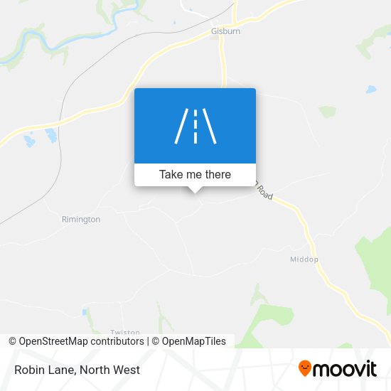 Robin Lane map