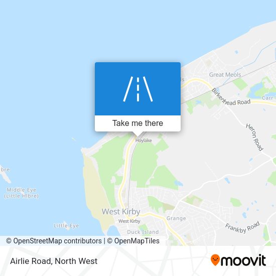 Airlie Road map