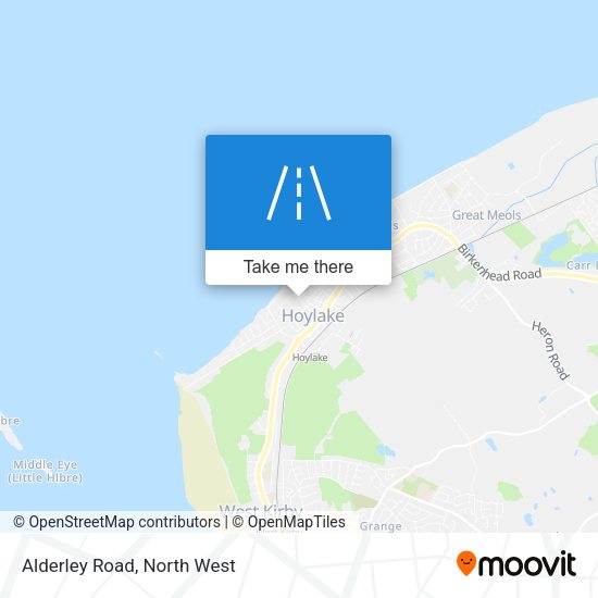 Alderley Road map