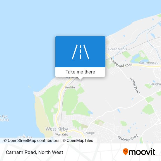 Carham Road map