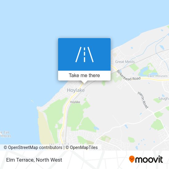 Elm Terrace map