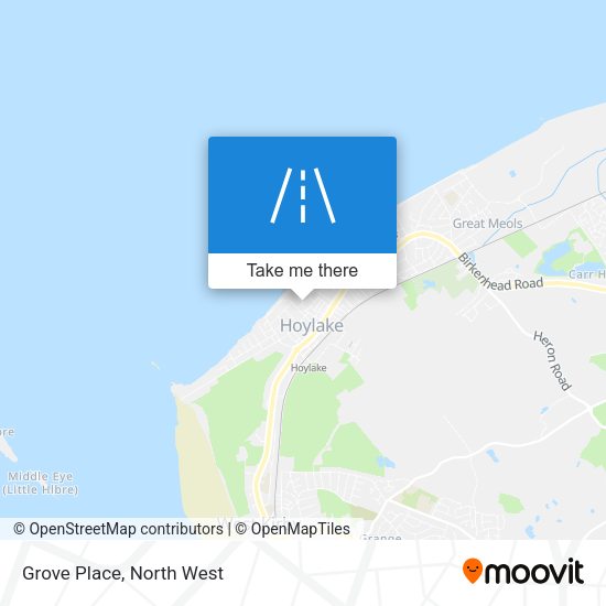 Grove Place map