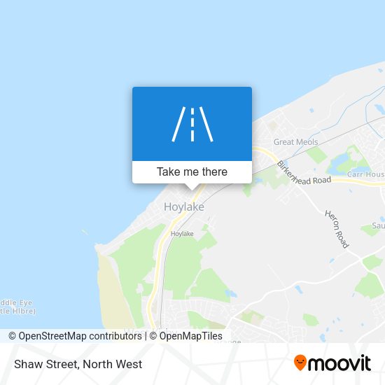 Shaw Street map