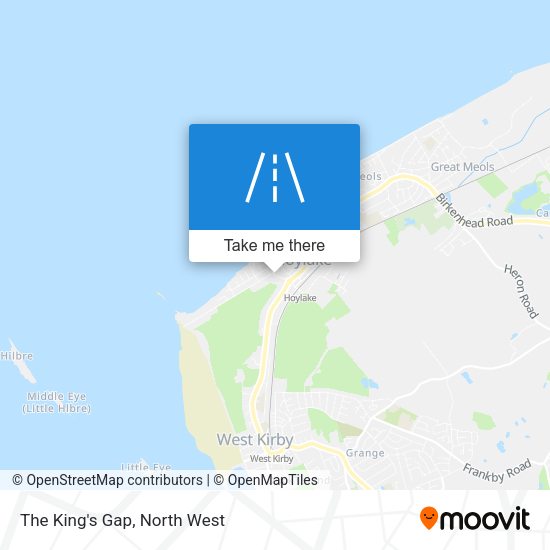 The King's Gap map