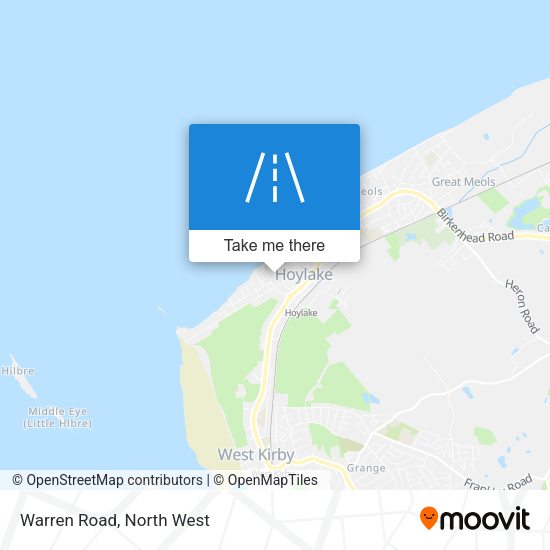 Warren Road map