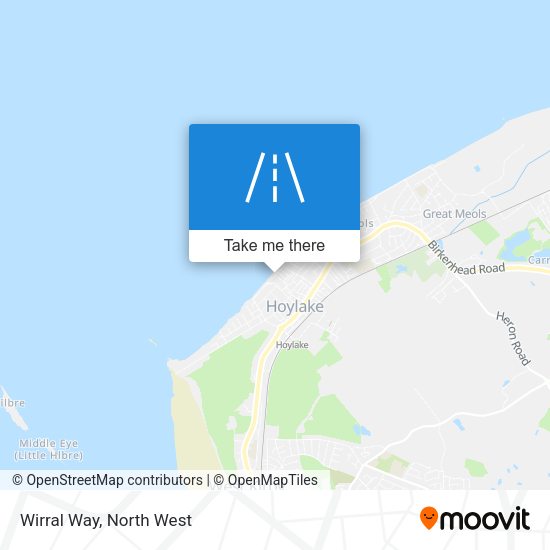 Wirral Way map