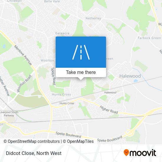 Didcot Close map