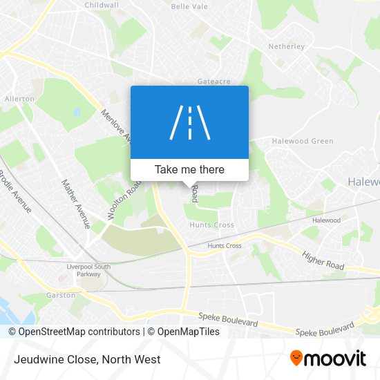 Jeudwine Close map