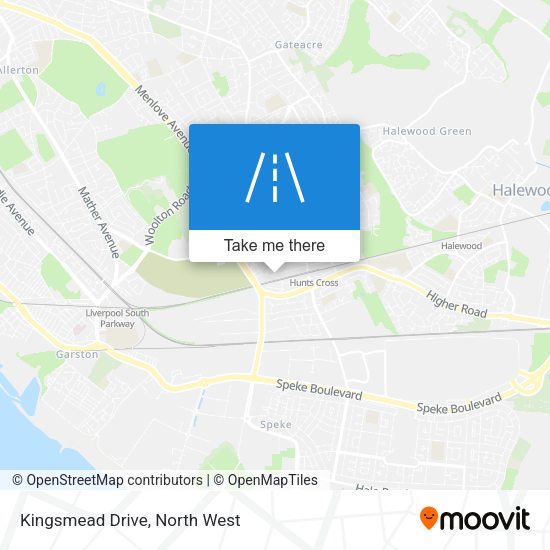 Kingsmead Drive map