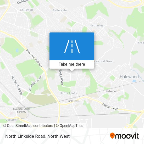 North Linkside Road map