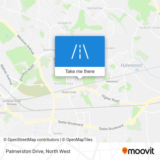 Palmerston Drive map