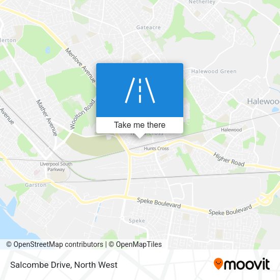 Salcombe Drive map