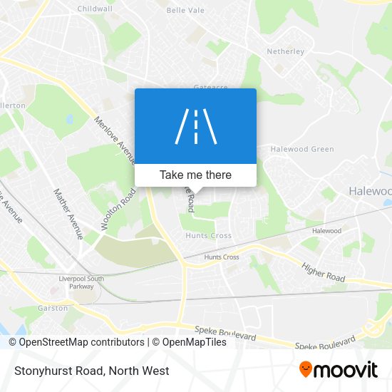 Stonyhurst Road map