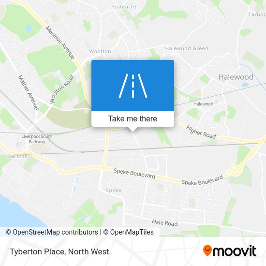 Tyberton Place map