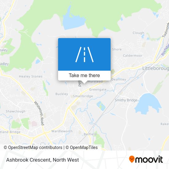 Ashbrook Crescent map