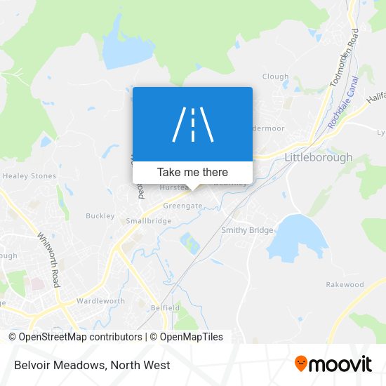 Belvoir Meadows map