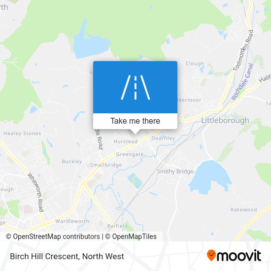 Birch Hill Crescent map