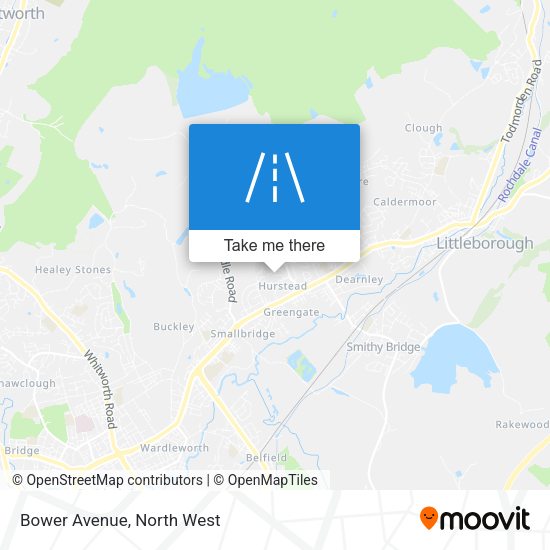 Bower Avenue map