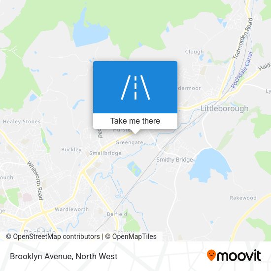 Brooklyn Avenue map