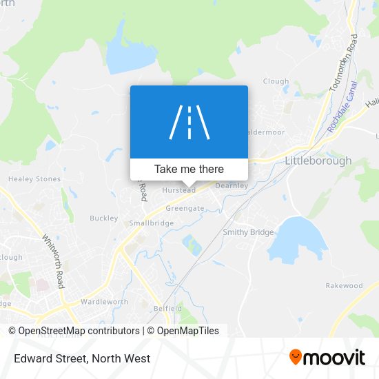 Edward Street map